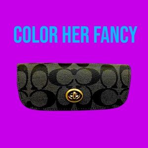 Authentic Coach Signature Sunglass Case *{BRAND NEW}